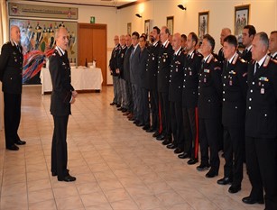 Visita di commiato del Comandante della Legione Carabinieri Abruzzo e Molise, Generale di Brigata Michele Sirimarco al Comando Provinciale Carabinieri. Il suo apprezzamento per il lavoro svolto in provincia di Isernia.