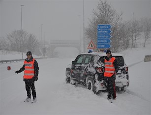 Emergenza neve, i Carabinieri di Isernia attivi su tutto il territorio pentro