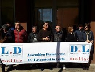 Ennesima protesta degli ex dipendenti molisani capeggiati da Izzo prevista per domani 24 gennaio