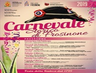 Presentato il cartellone di Carnevale a Frosinone a partire da domenica 24 febbraio Una settimana piena di eventi dedicata al carnevale, voluta dall'amministrazione comunale