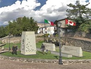 I Canadesi dopo 75 anni tornano ad Aquino e donano un Monumento in memoria del sacrificio dei loro uomini.