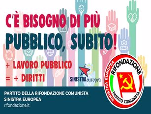 C\S ROMA, Rifondazione Comunista chiede il potenziamento ed il rilancio del settore Pubblico
