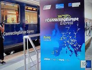 Connecting Europe Express, il treno europeo fa tappa a Roma Nella Capitale il treno che attraversa 26 Paesi dell’UE e oltre 100 città