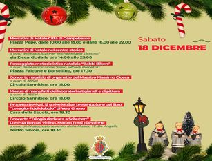 “Natale in Città”: gli eventi in programma sabato 18 dicembre