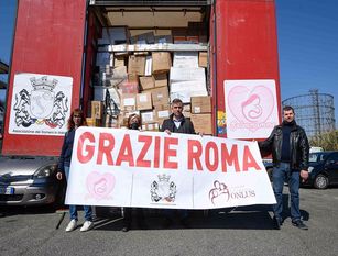 Grazie all’Associazione Romeni in Italia e Salvamamme partito in Ucraina un autoarticolato di aiuti