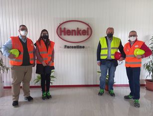 Il presidente De Angelis in visita nello stabilimento Henkel di Ferentino «Dal consorzio progetti a sostegno delle aziende del nostro territorio»
