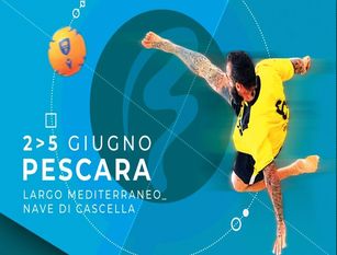 Beach soccer, a Pescara si alza il sipario sulla Serie AON 2022  Dal 3 al 5 giugno le gare della Poule Promozione sulla spiaggia suggestiva davanti alla Nave di Cascella