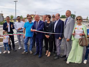 Frosinone, il sindaco Ottaviani inaugura il nuovo parcheggio allo Scalo.