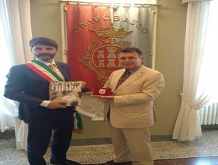 L’Ambasciatore del Messico in Italia,  Carlos García de Alba Zepeda, in visita a Palazzo San Giorgio