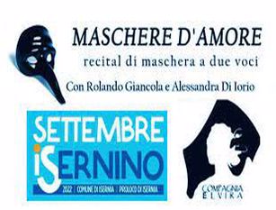 «Maschere d’amore» in scena questa sera presso il Belvedere di Castelromano