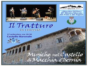 Sabato 17 settembre a Macchia d’Isernia andrà in scena il concerto del “Tratturo”