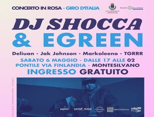 A Montesilvano sabato 6 maggio concerto per il Giro d’Italia con dj Shocca & Egreen