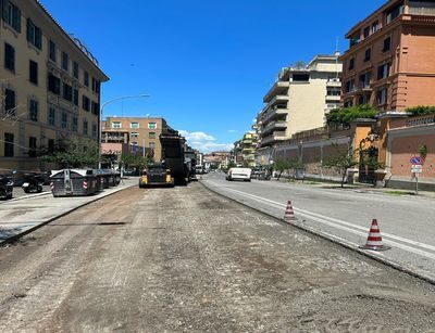 Maxi operazione di riqualificazione delle strade nel municipio Roma II