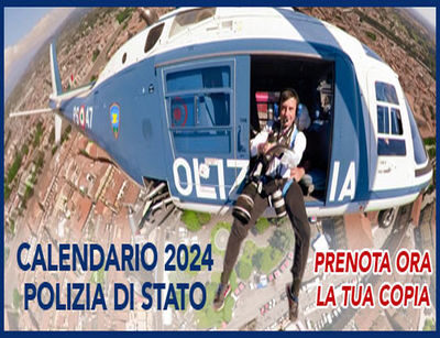 La Polizia di Stato annuncia l’avvio delle vendite del Calendario 2024 realizzato da Massimo Sestini.