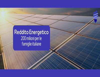 Arriva il Reddito Energetico per le famiglie italiane: un aiuto economico dello Stato