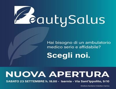Inaugurazione 23 settembre Ambulatori Polispecialistici BeautySalus