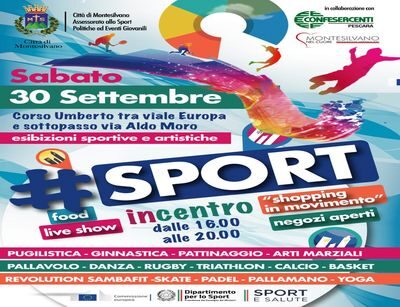 A Montesilvano su Corso Umberto torna “Sport in Centro”
