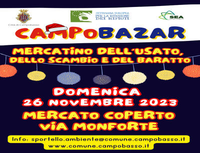 Settima Europea per la Riduzione dei rifiuti 2023 promossa dal Comune di Campobasso e dalla Sea