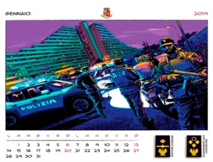 Presentazione del calendario della Polizia di Stato 2019