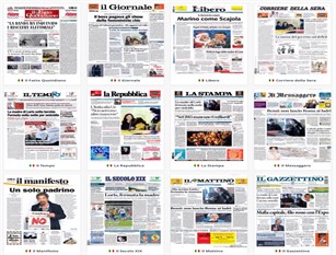 Prime pagine.Quotidiani Nazionali (19 luglio 19)