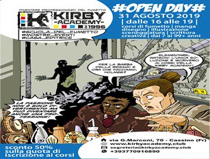 Oggi 31 agosto, open day del fumetto a Cassino