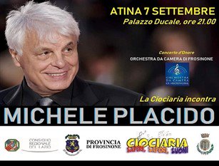 Weekend di cultura targato Provincia  Ad Atina arriva Michele Placido, a Vallecorsa Lina Sastri
