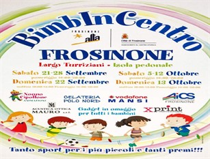 ‘Bimbincentro’, evento ludico a Frosinone dedicato ai più piccini