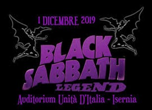 “Black Sabbath Legend” all’Auditorium di Isernia, concerto patrocinato dal comune il cui ricavato servirà nell’acquisto di defibrillatori