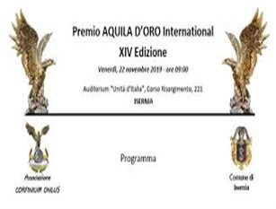 Auditorium Unità d’Italia “PREMIO AQUILA D’ORO INTERNATIONAL”