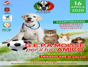 Il 16 aprile a Campobasso arriva la Nazionale Attori per un triangolare a scopo benefico organizzato da G. E. P. A. MOLISE