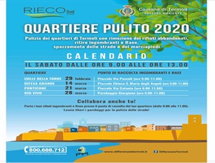 Quartiere Pulito 2020, il progetto di Rieco Sud per la sensibilizzazione ambientale e il ripristino del decoro urbano