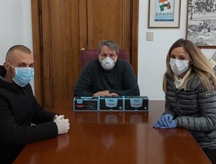 Donate 150 mascherine al comune di Termoli  e 50 ai volontari di Protezione Civile