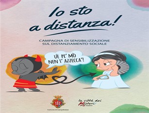 A Campobasso prende il via la campagna di sensibilizzazione  “Ué pe’ mò nen t’azzecca’!“ #IoStoADistanza