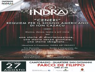 Il Collettivo Indra Art Project sul palco del Campobasso Summer Festival con “Requiem per il sogno americano”