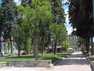 Interventi di sistemazione del verde pubblico alla villa comunale di Isernia