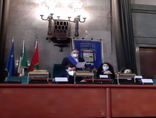 Il discorso d’insediamento del presidente della provincia di Pescara Ottavio De Martinis
