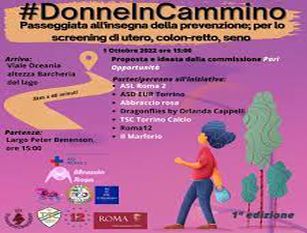 Municipio Roma IX Eur: una camminata per la prevenzione – #DonneInCammino