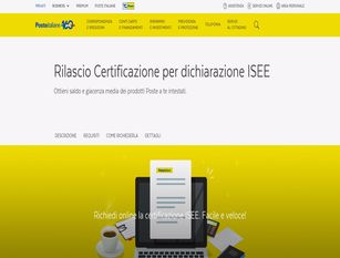 Poste Italiane: anche in Molise online i dati 2020 Per richiedere l’Isee Un sistema veloce a disposizione dei cittadini per accedere alle agevolazioni fiscali in corso     