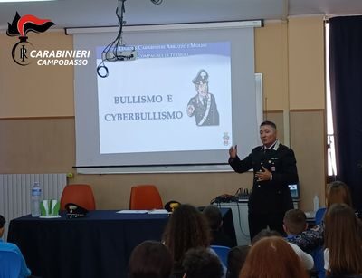 Contributo alla formazione della cultura sulla legalità L’arma dei Carabinieri incontra gli studenti.