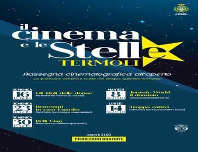 Rassegna cinematografica all’aperto “Il Cinema e Le Stelle” a Termoli