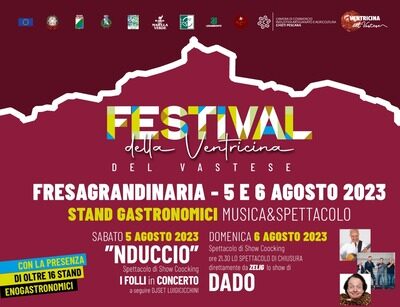 I prossimi 5 e 6 agosto a Fresagrandinaria si svolgerà il “Festival della Ventricina”