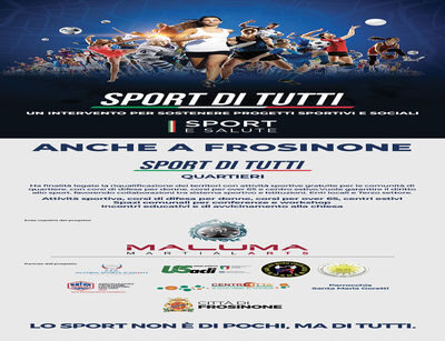 Frosinone, presentato il progetto Sport di tutti