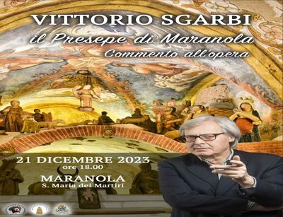 Presepe di Maranola, incontro con Vittorio Sgarbi e presentazione dei lavori di restauro