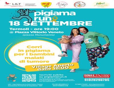 Pigiama run: il 18 settembre si cammina per i bambini oncologici
