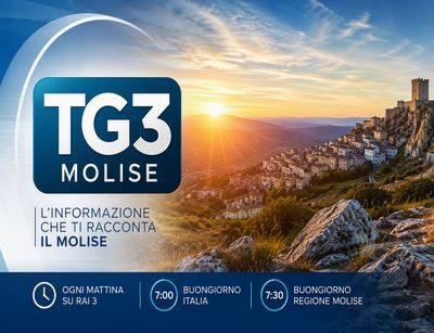 Molise, riparte il buongiorno dell’informazione Rai: più servizi, territorio e innovazione nella nuova stagione TGR. Dal 14 settembre tornano su rai 3 “Buongiorno Italia” e “Buongiorno Regione”