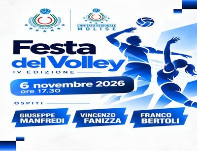 Fipav Molise: novità nel settore tecnico e festa del volley molisano