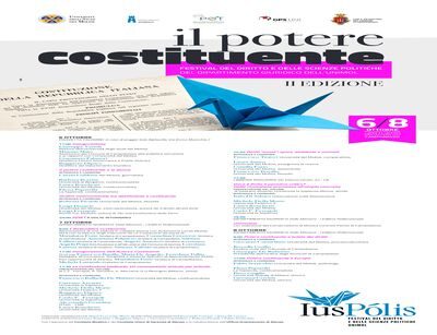 Festival del diritto e delle scienze politiche in programma 6-8 ottobre